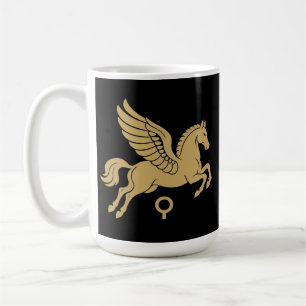 Pegasus of Corinth Ancient Greek Gold Emblem Coffee Mug