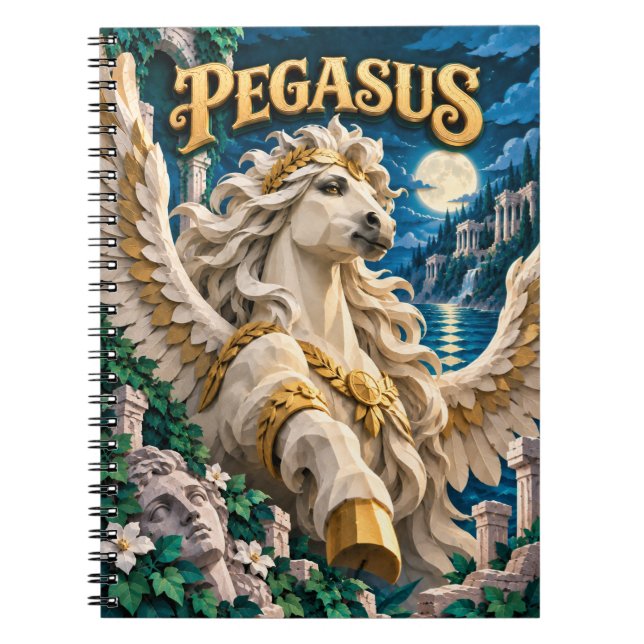 Pegasus, Paper Cut Monster Notebook (Front)