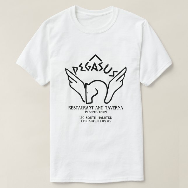 Pegasus Restaurant and Taverna, Chicago, IL T-Shirt (Design Front)
