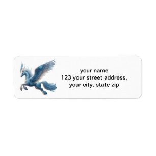 Pegasus return address label