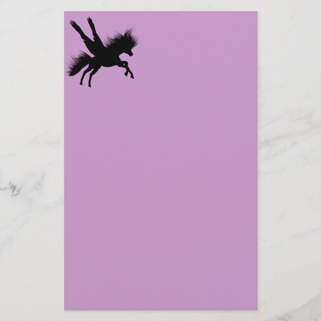 Pegasus Silhouette Stationery (Front)