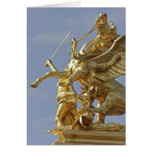 Pegasus statue at the Pont Alexander III bridge