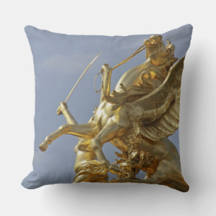 Pegasus statue at the Pont Alexander III bridge Cushion