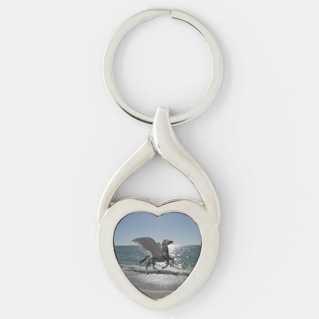 Pegasus Taking Flight Key Ring (Front)