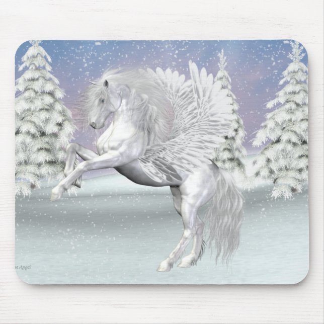 Pegasus .. The winged horse Mouse Pad (Front)
