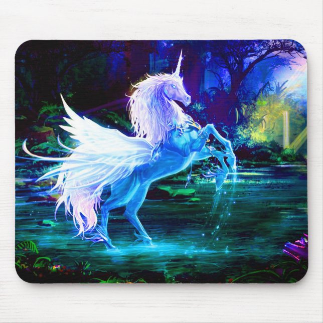 Pegasus Unicorn Mouse Pad (Front)