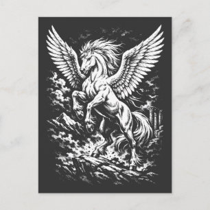Pegasus — Winged Herald of the Storm Postcard