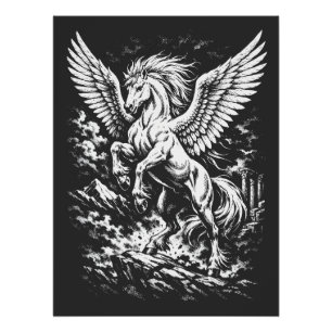 Pegasus — Winged Herald of the Storm Poster