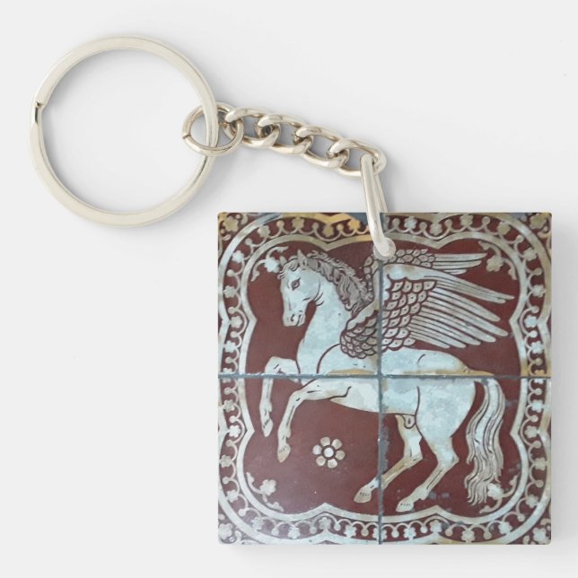 Pegasus Winged Horse Key Ring (Front)