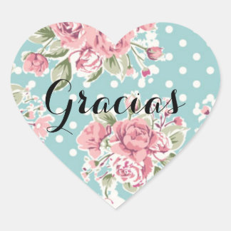 pegatin floral heart heart sticker