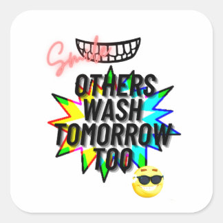 Pegatin Square Sticker