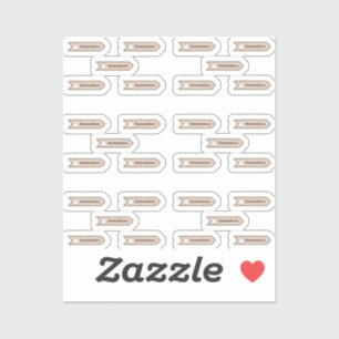 Pegatina de vinilo Remember