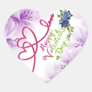 PEGATINA dia valentín Heart Sticker