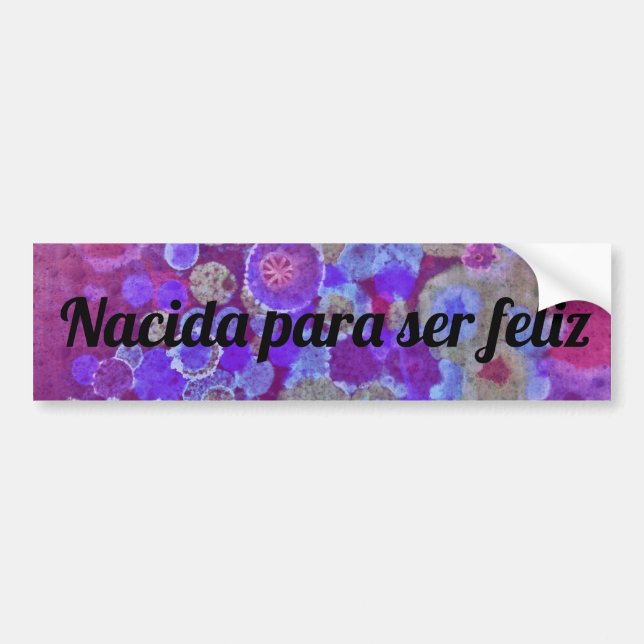 Pegatina para el parachoques bumper sticker (Front)