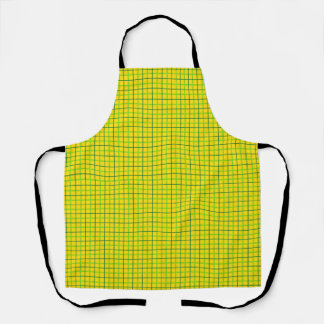 Peggy Ann All Over Gold Plaid St Patrick's Apron