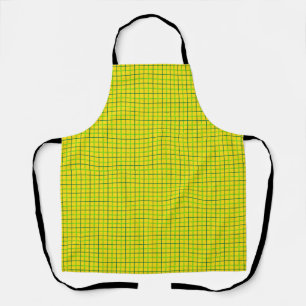 Peggy Ann All Over Gold Plaid St Patrick's Apron