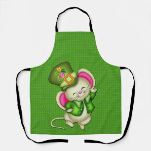 Peggy Ann All Over Green St Patrick's Day Apron