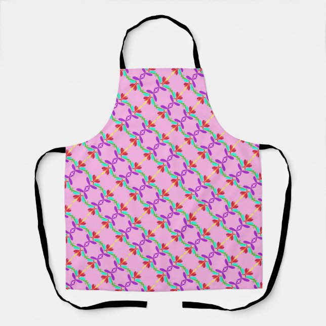 Peggy Ann Easter Women's Apron - Spring Pink (Front)