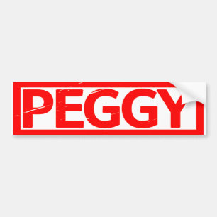 Peggy Stamp Bumper Sticker