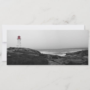 Peggy's Cove Light House Holiday Card