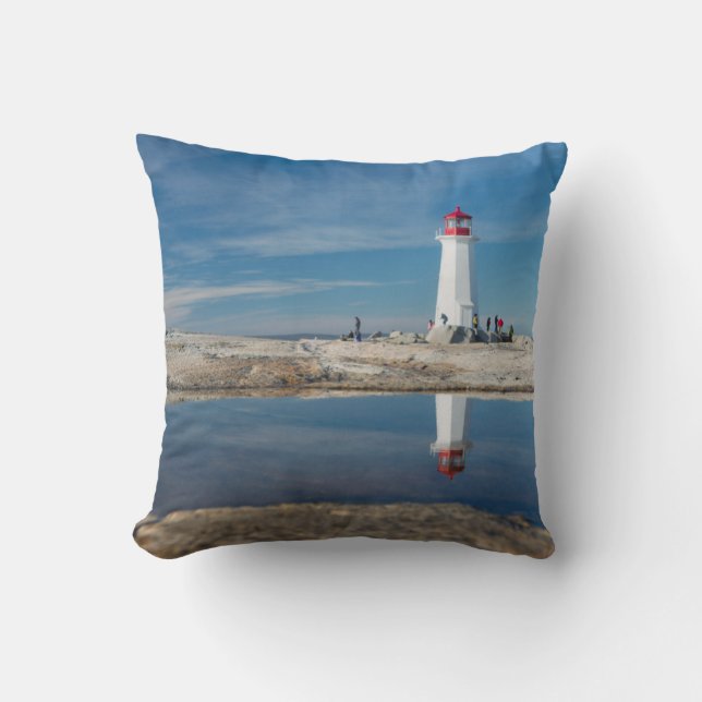 Peggy'S Cove Lighthouse | Canada Cushion (Front)