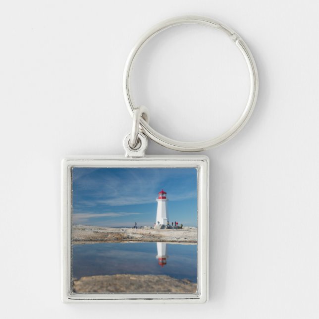 Peggy'S Cove Lighthouse | Canada Key Ring (Front)