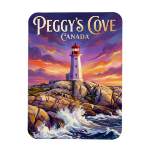 Peggy's Cove Lighthouse Canada Magnet