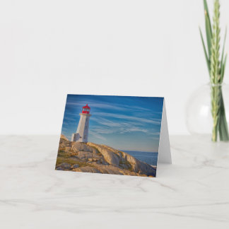 Peggy's Cove Lighthouse Card