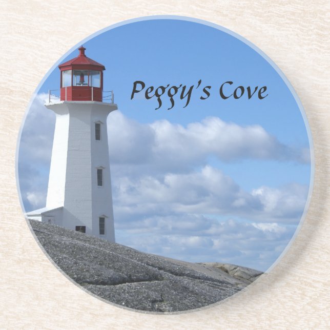 Peggy's Cove Lighthouse Coaster (Front)