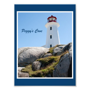 Peggy's Cove Lighthouse (Colour) Photo Print