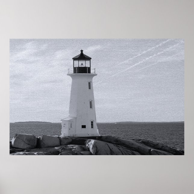 Peggy's Cove Lighthouse fine art print (Front)