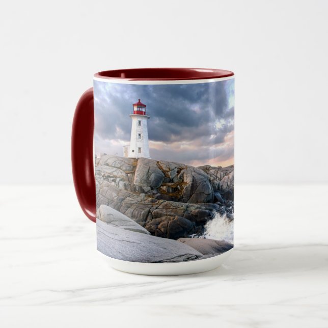 Peggy's Cove Lighthouse Mug (Front Left)