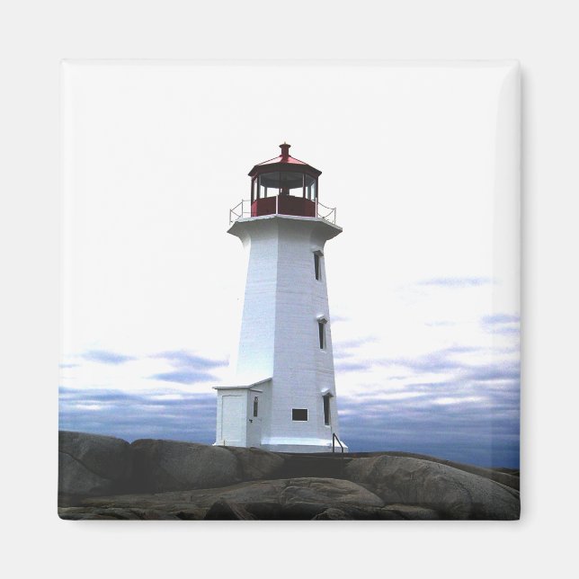Peggy's Cove  Lighthouse Nova Scotia fridge Magnet (Front)