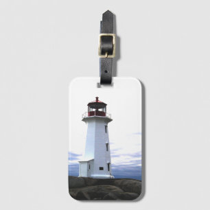 Peggy's Cove Lighthouse Nova Scotia luggage tag