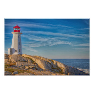 Peggy's Cove Lighthouse Photo Print