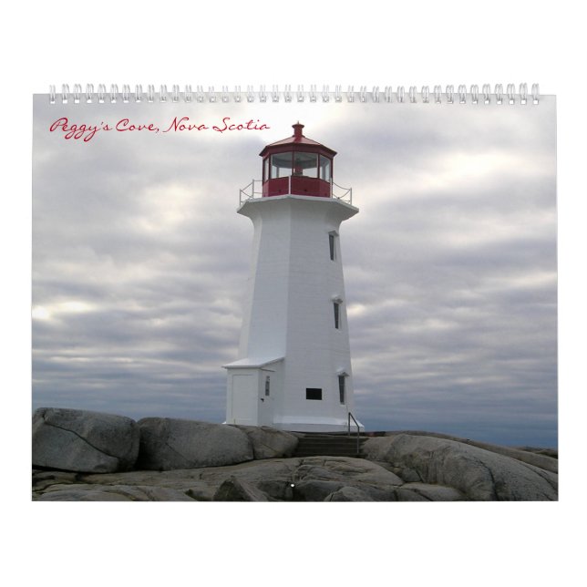 Peggy's Cove  Lighthouse Route Calendar (Cover)
