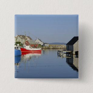 Peggy's Cove, Nova Scotia, Canada 15 Cm Square Badge