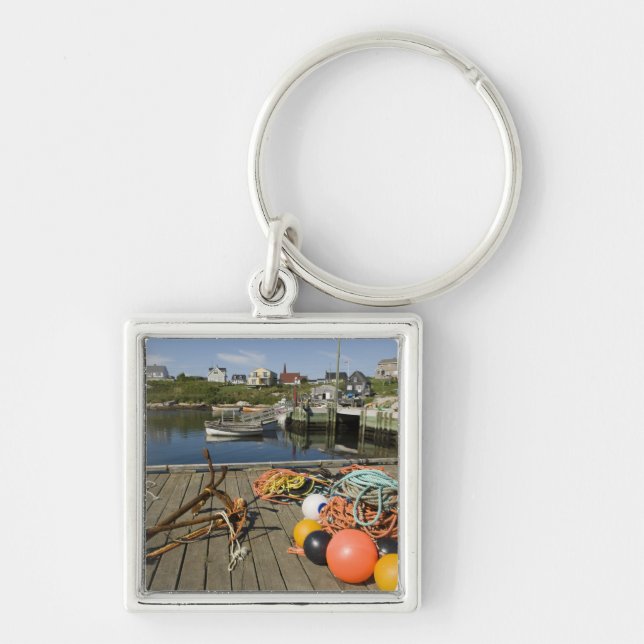 Peggy's Cove, Nova Scotia, Canada 2 Key Ring (Front)