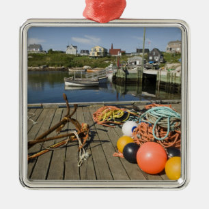 Peggy's Cove, Nova Scotia, Canada 2 Metal Ornament