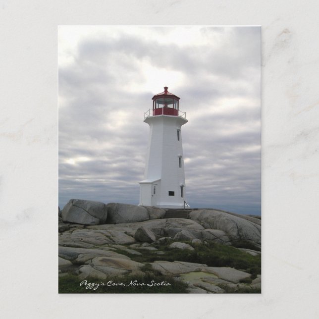 Peggy's Cove Nova Scotia Canada Post Card (Front)