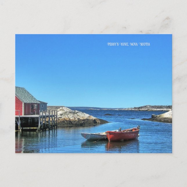 Peggy's Cove ,Nova Scotia Holiday Postcard (Front)