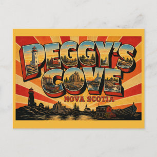 Peggy's Cove Nova Scotia Lighthouse Postcard