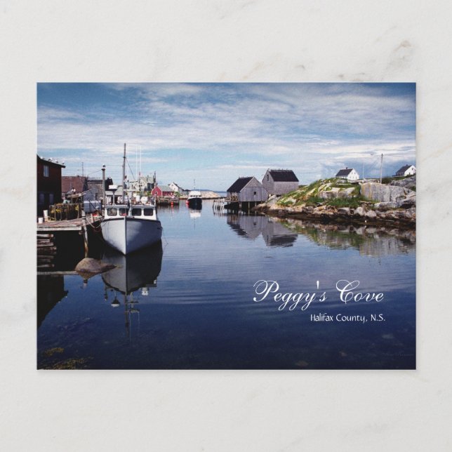 Peggy's Cove Postcard (Front)
