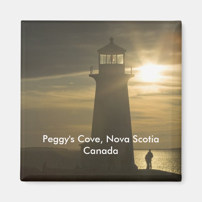 Peggy's Cove Sunset Magnet (Front)