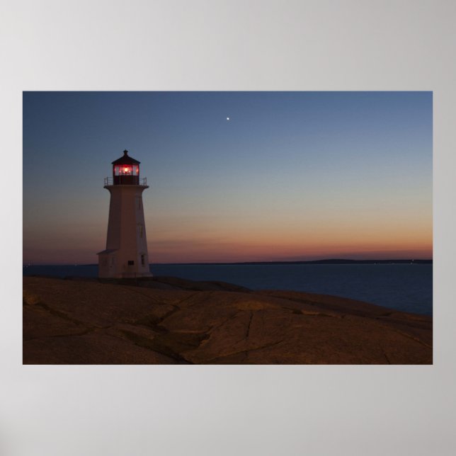 Peggy's Cove Twilight fine art print (Front)