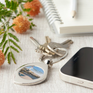Peggys Point Lighthouse Atlantic Canada Key Ring