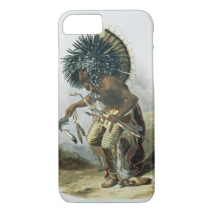 Pehriska-Ruhpa, Minatarre Warrior in the Costume o iPhone 8/7 Case