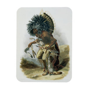 Pehriska-Ruhpa, Minatarre Warrior in the Costume o Magnet