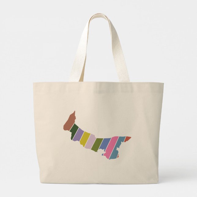 PEI Colors Large Tote Bag (Back)