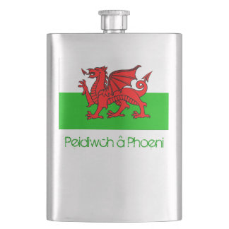 Peidiwch â Phoeni Welsh Hipflask Hip Flask